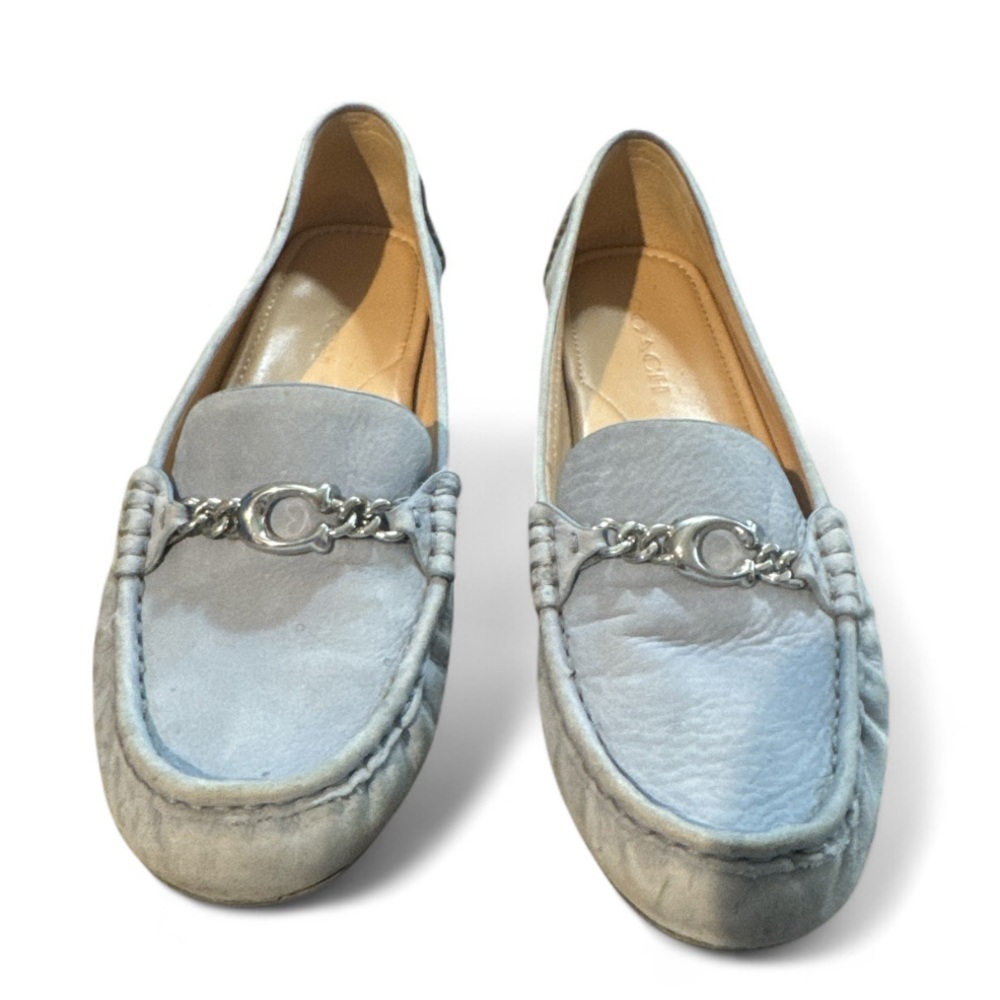 COACH Women’s‎ Maegan Driver Loafer - Bluebell/ Blue 9.5B